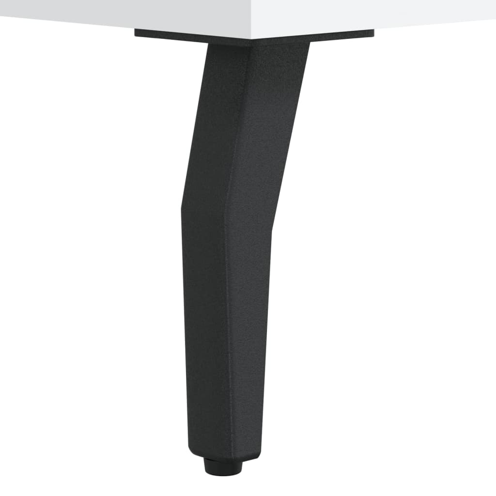 Sängbord 2 st vit 40x35x47,5 cm konstruerat trä