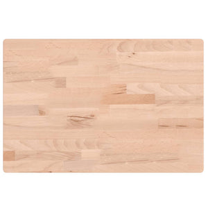 Bordsskiva 60x40x4 cm rektangulär massivt bokträ