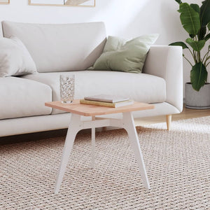 Bordsskiva 40x40x1,5 cm fyrkantig massivt bokträ