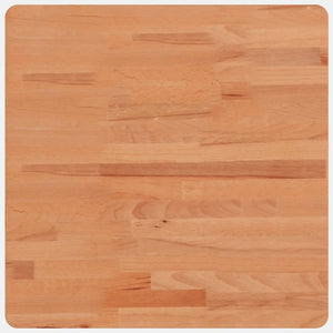 Bordsskiva 50x50x2,5 cm fyrkantig massivt bokträ