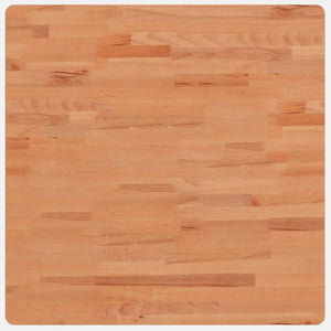 Bordsskiva 70x70x2,5 cm fyrkantig massivt bokträ