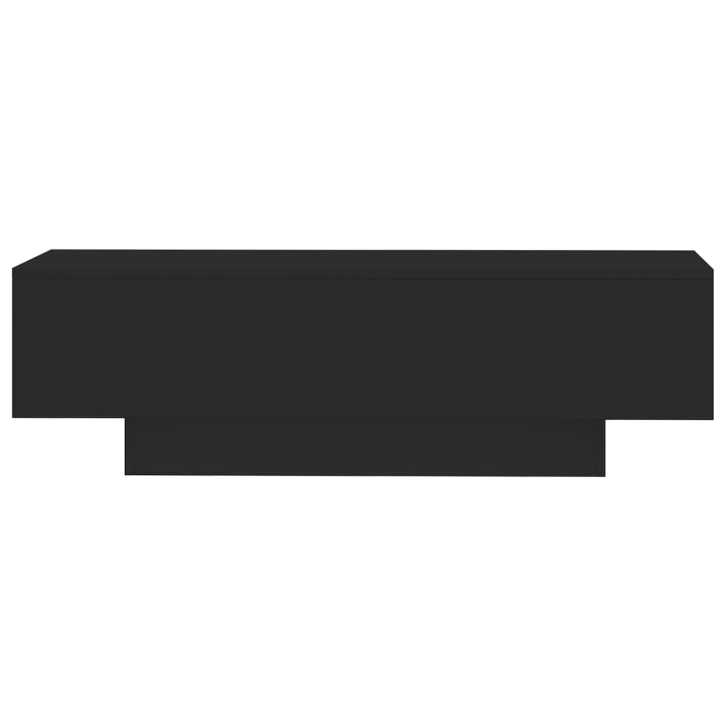 Soffbord svart 100x49,5x31 cm konstruerat trä