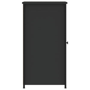 Sängbord 2 st svart 32x42x80 cm konstruerat trä