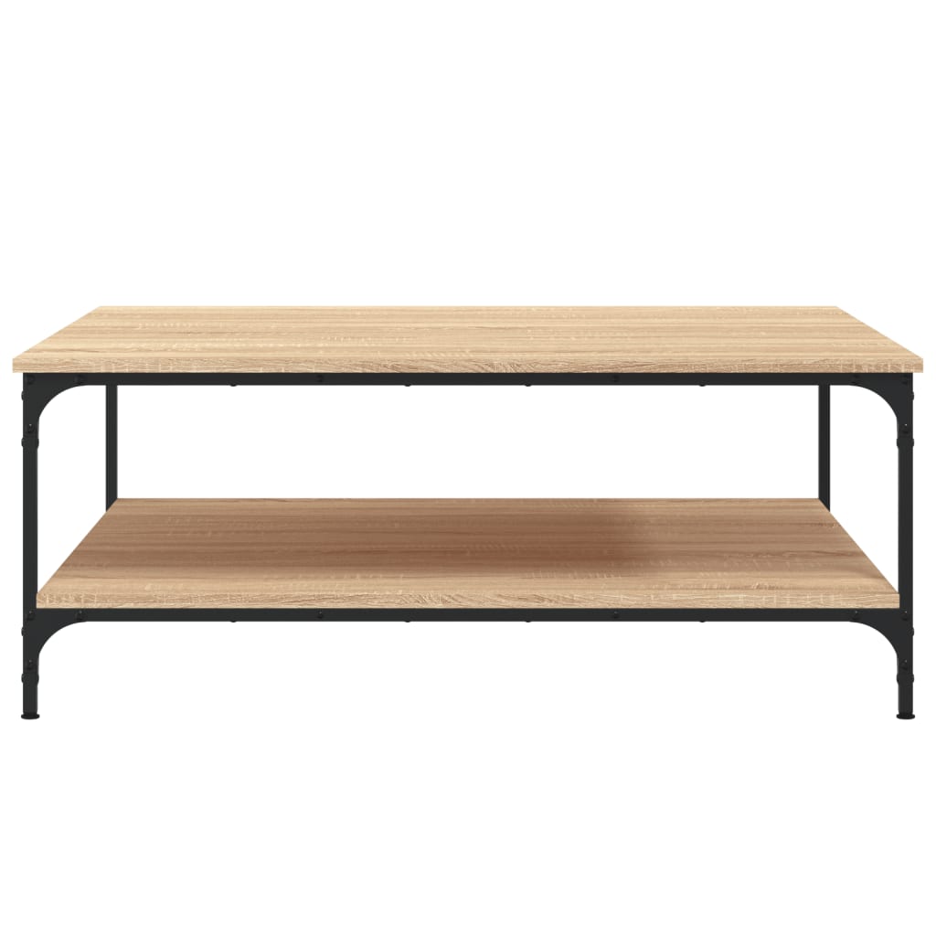 Soffbord sonoma-ek 100x100x40 cm konstruerat trä