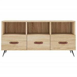 Tv-bänk sonoma ek 102x36x50 cm konstruerat trä