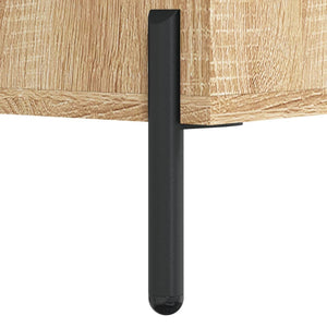 Tv-bänk sonoma ek 102x36x50 cm konstruerat trä