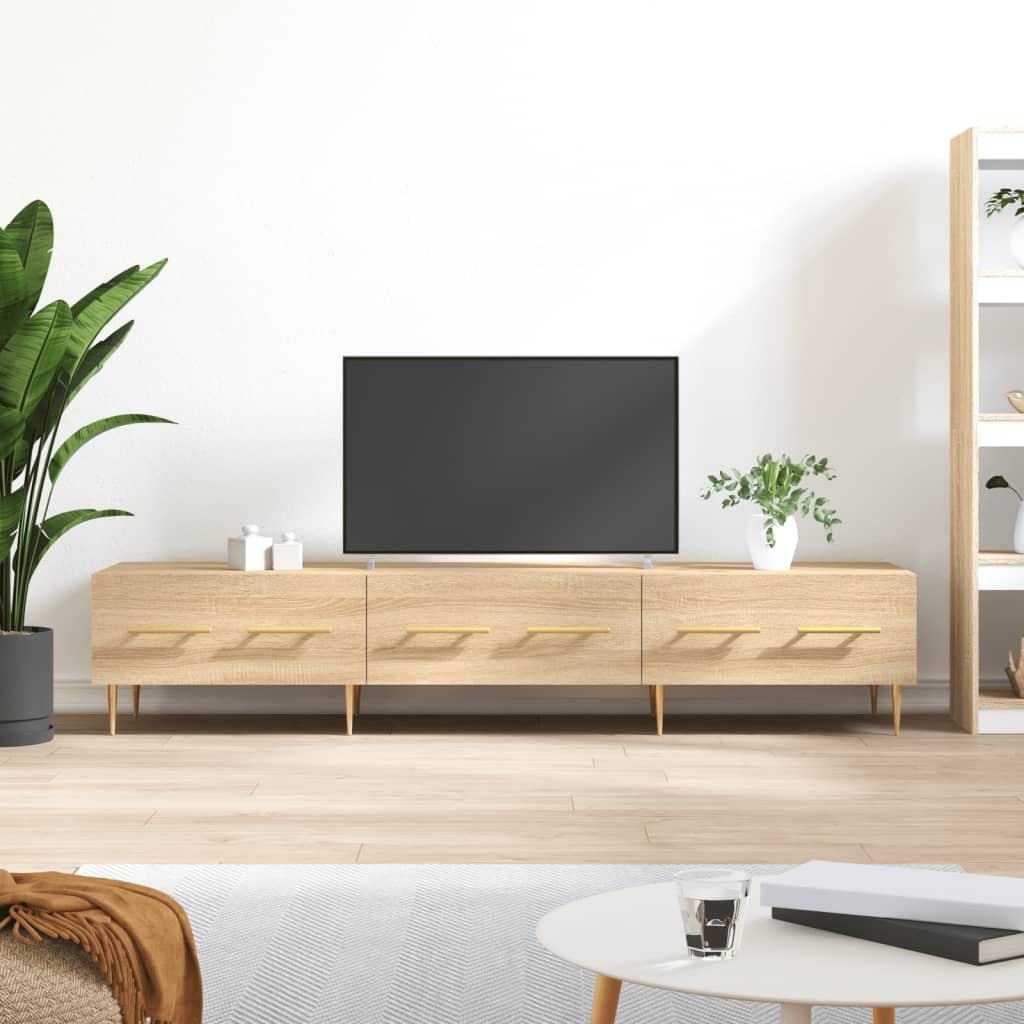 Tv-bänk sonoma ek 150x36x30 cm konstruerat trä