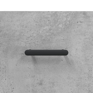 Väggmonterat sängbord betonggrå 35x35x20 cm