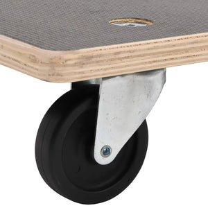 Transportplattor 2 st rektangulär 50x35x11,5 cm 250 kg