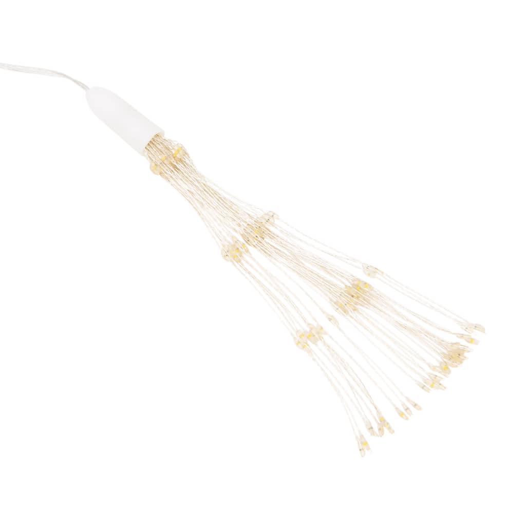 Julbelysning 8 st 140 LED blå 17 cm