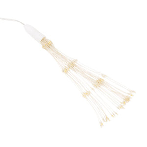 Julbelysning 8 st 140 LED blå 17 cm