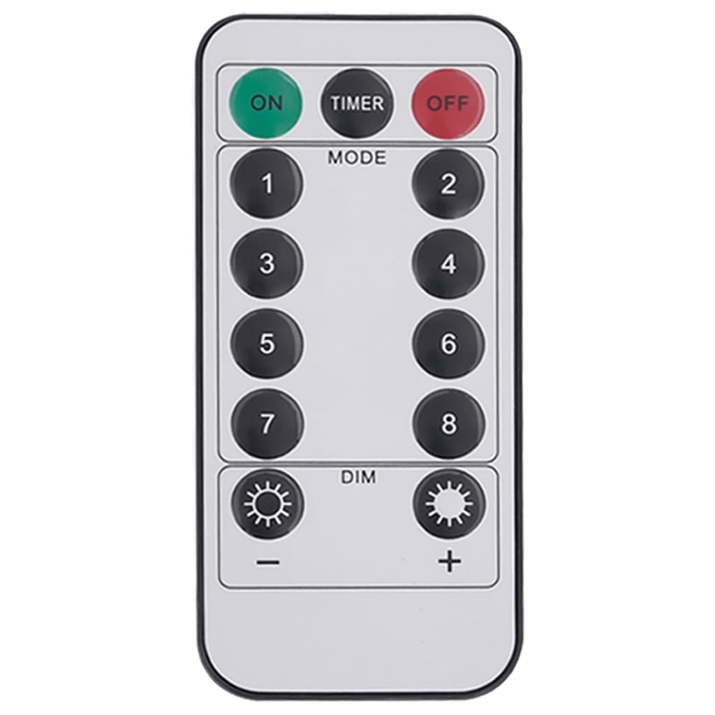 Julbelysning 8 st 140 LED blå 17 cm