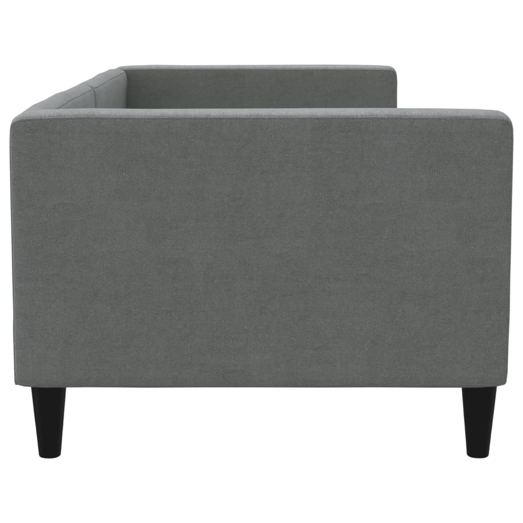 Dagbädd mörkgrå 80x200 cm tyg