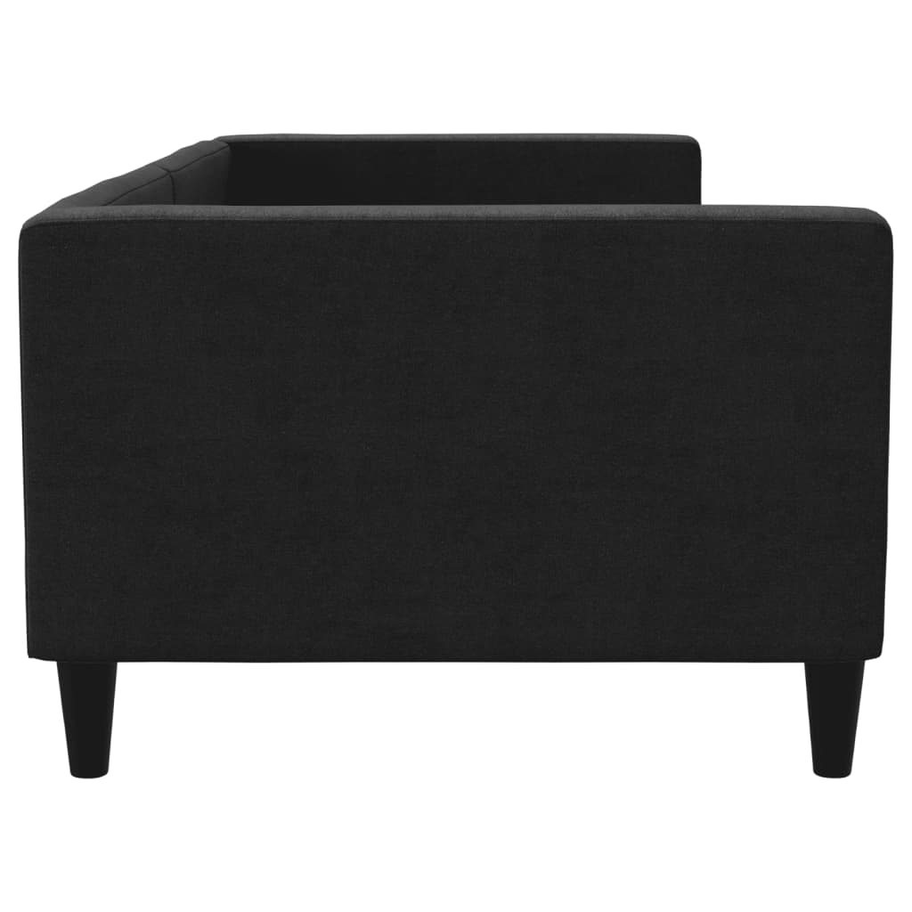 Dagbädd svart 90x200 cm tyg