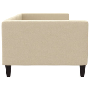 Dagbädd gräddvit 90x200 cm tyg