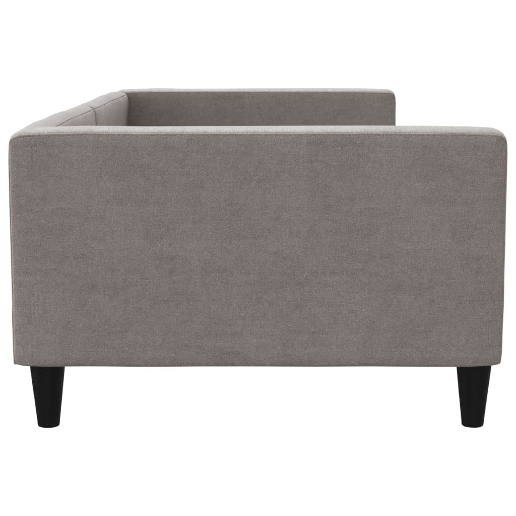 Dagbädd taupe 100x200 cm tyg