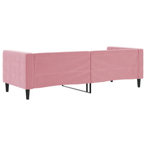 Dagbädd rosa 80x200 cm sammet
