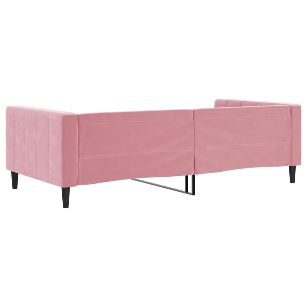 Dagbädd rosa 100x200 cm sammet