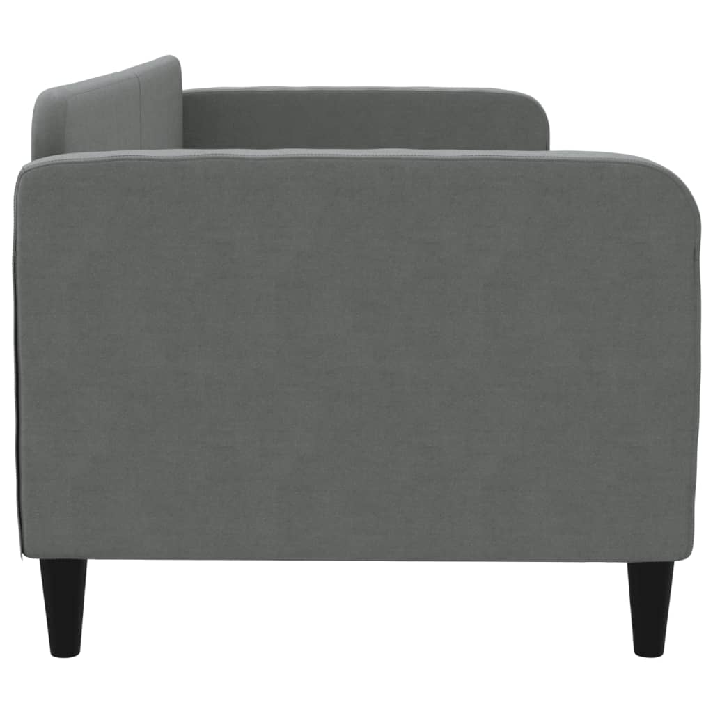 Dagbädd mörkgrå 80x200 cm tyg