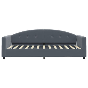 Dagbädd mörkgrå 90x200 cm sammet