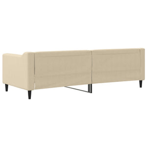 Dagbädd gräddvit 80x200 cm tyg