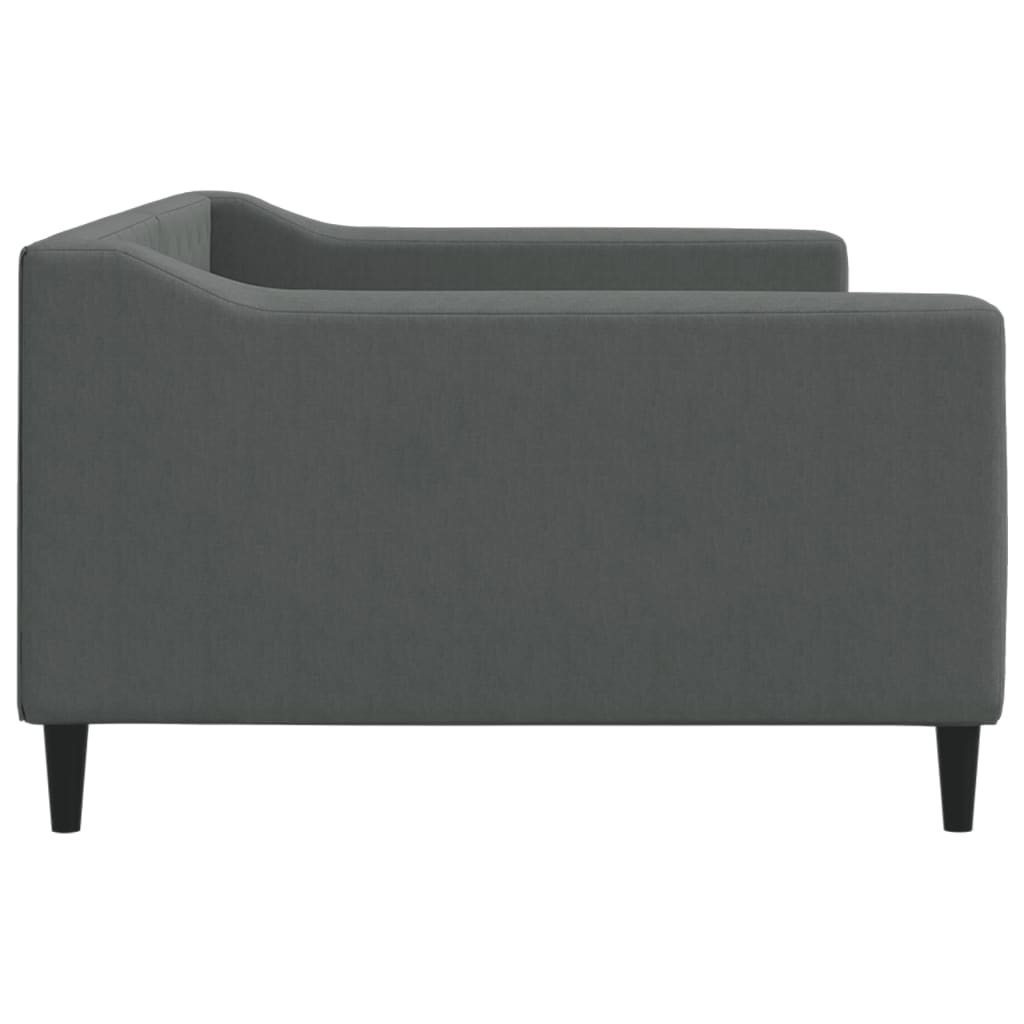 Dagbädd mörkgrå 100x200 cm tyg