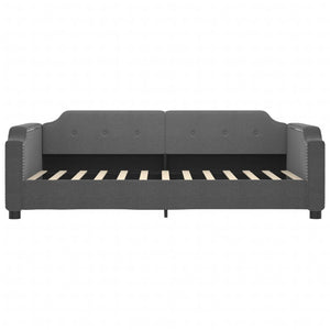 Dagbädd mörkgrå 80x200 cm tyg