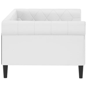 Dagbädd vit 90x200 cm konstläder