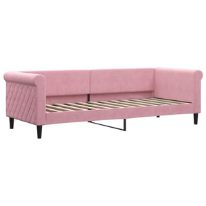 Dagbädd rosa 80x200 cm sammet