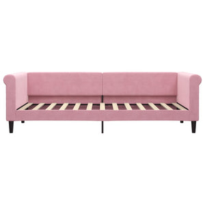 Dagbädd rosa 80x200 cm sammet