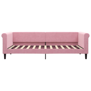Dagbädd rosa 90x200 cm sammet