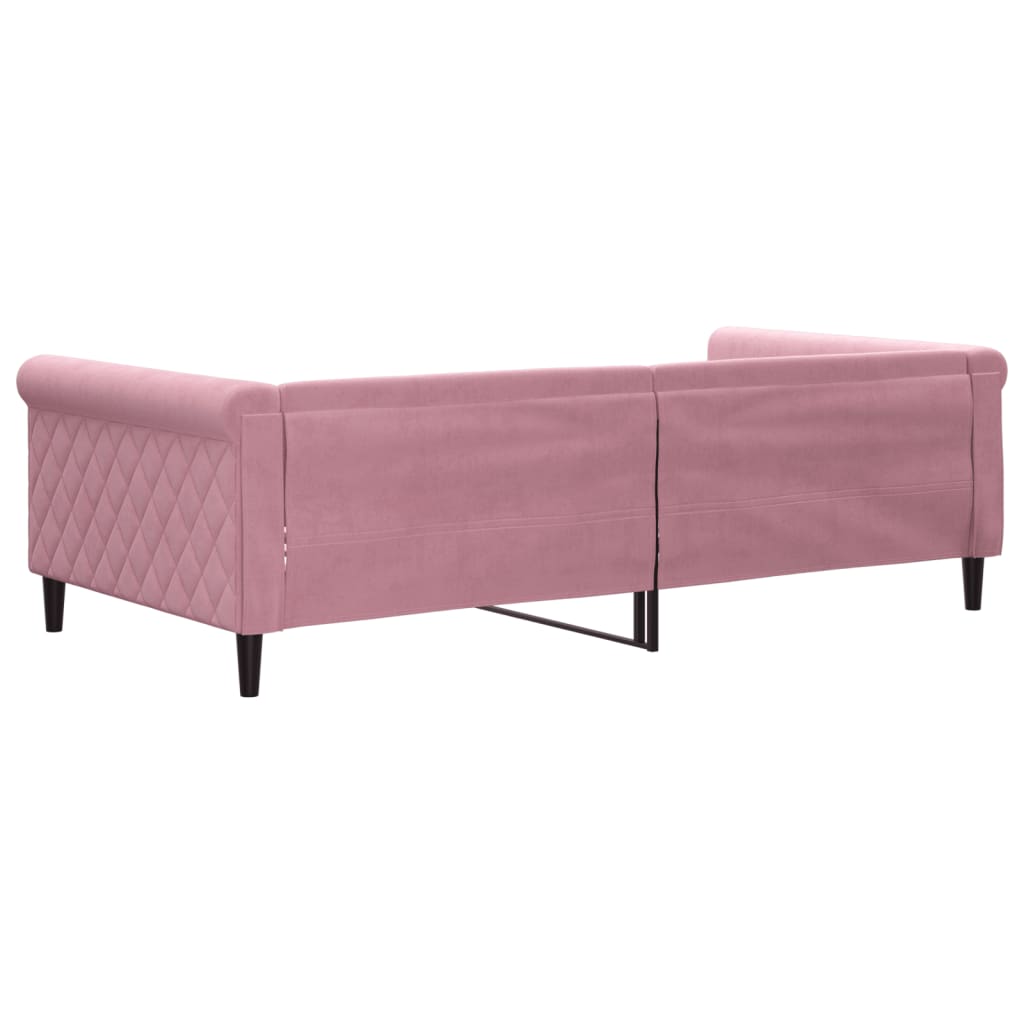 Dagbädd rosa 100x200 cm sammet