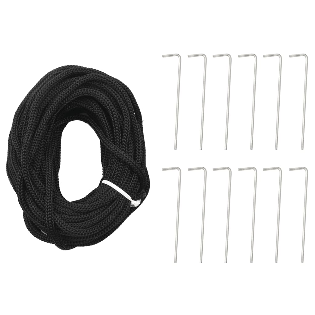 LED julgran på flaggstång 1534 LEDs flerfärgad 500 cm