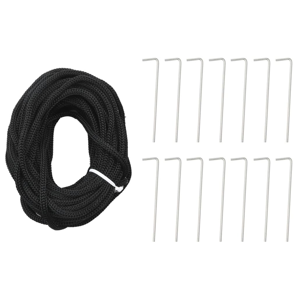 LED julgran på flaggstång 3000 LEDs varmvit 800 cm