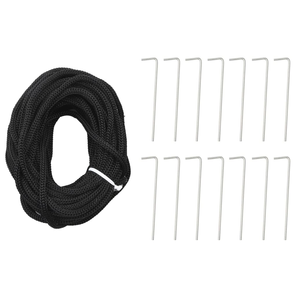 LED julgran på flaggstång 3000 LEDs blå 800 cm