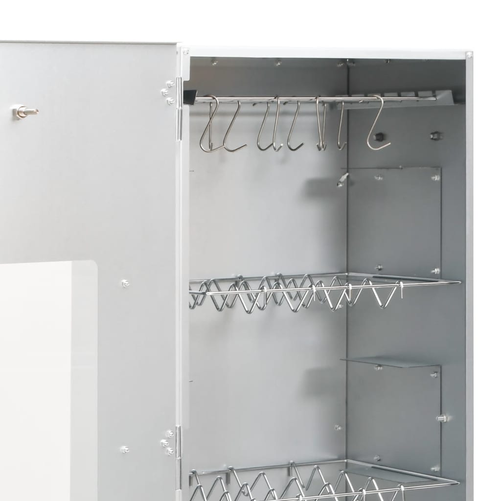 Rökskåp med kallröksgenerator galvaniserat stål