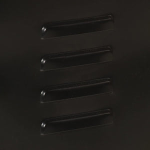 Väggmonterat badrumsskåp 40x27x90 cm järn och massivt mangoträ