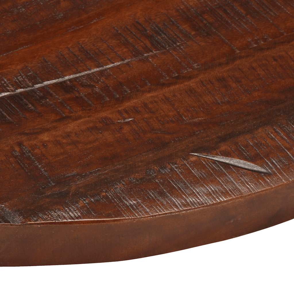 Bordsskiva Ø 70x3,8 cm rund massivt återvunnet trä