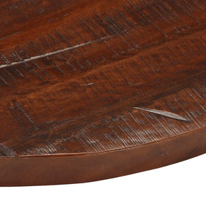 Bordsskiva Ø 70x3,8 cm rund massivt återvunnet trä