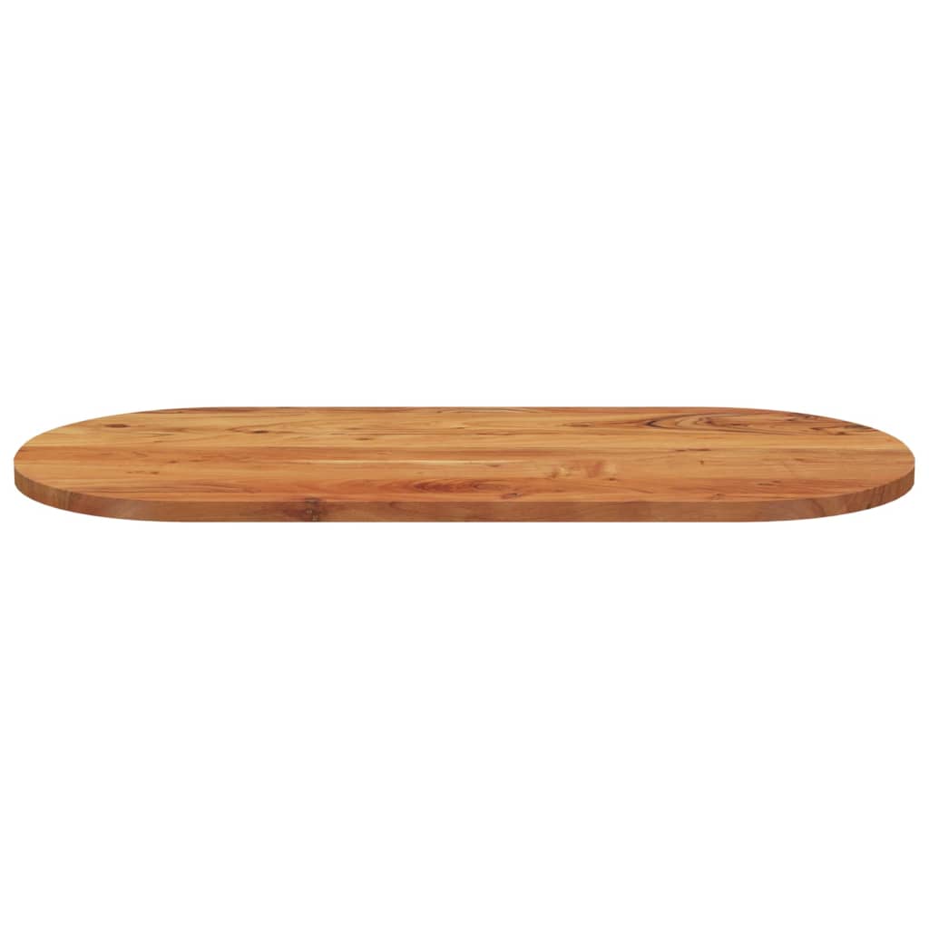 Bordsskiva 110x50x2,5 cm oval massivt akaciaträ