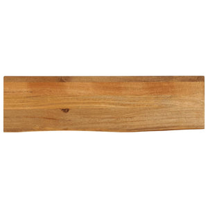Bordsskiva 110x30x3,8 cm levande kant massivt mangoträ