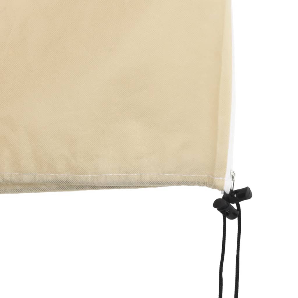 Fiberdukar med blixtlås 4 st 70 g/m² 1,55x1,55 m