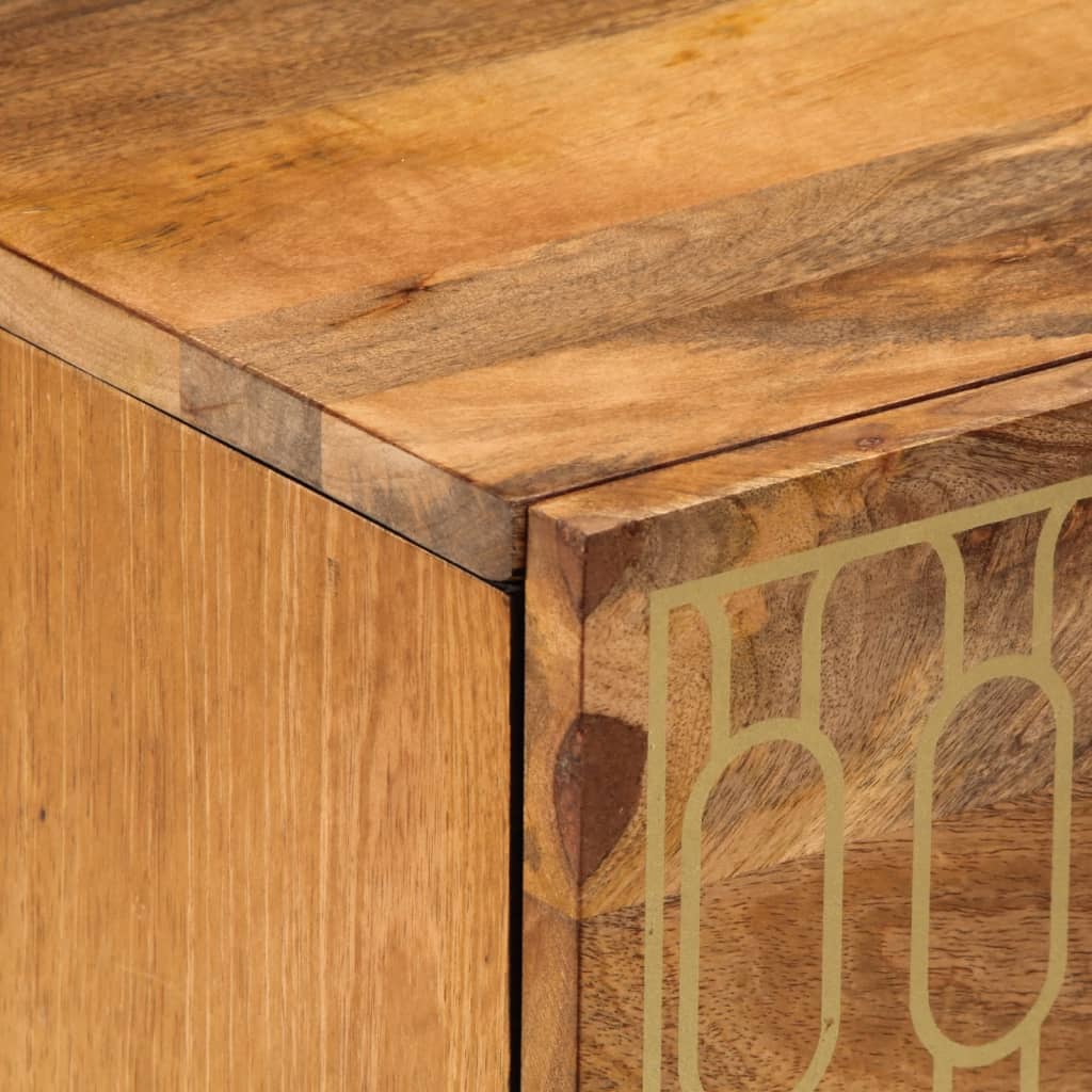 Sängbord 50x33x62 cm massivt mangoträ