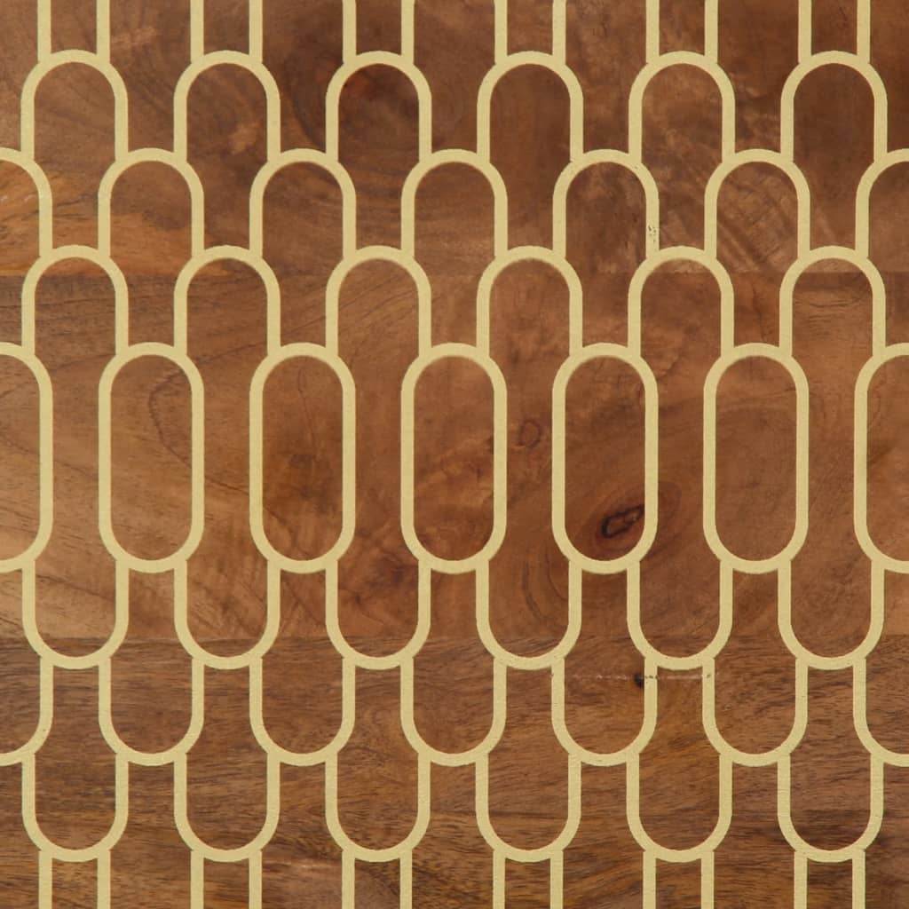 Soffbord 80x54x40 cm massivt mangoträ