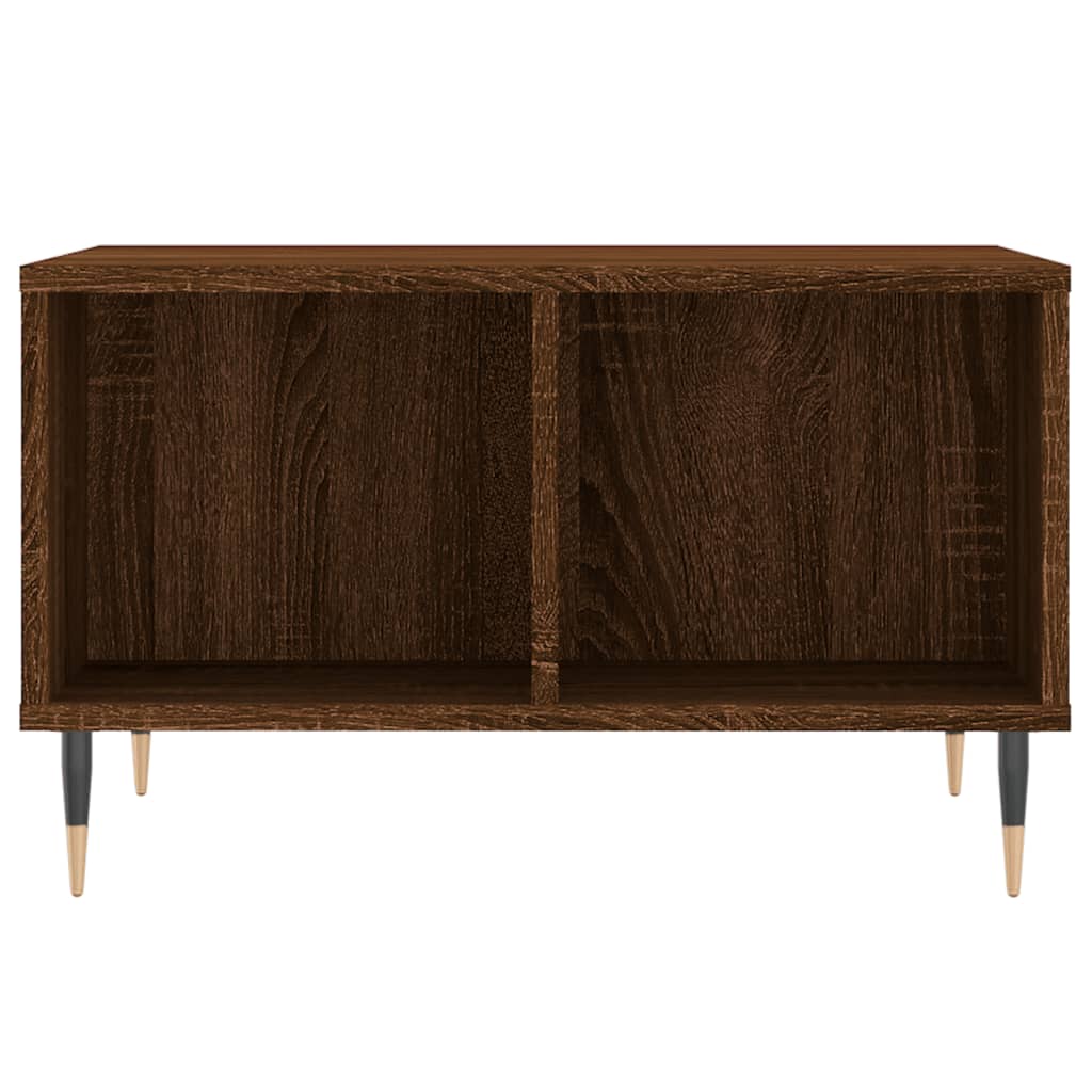 Soffbord brun ek 60x50x36,5 cm konstruerat trä