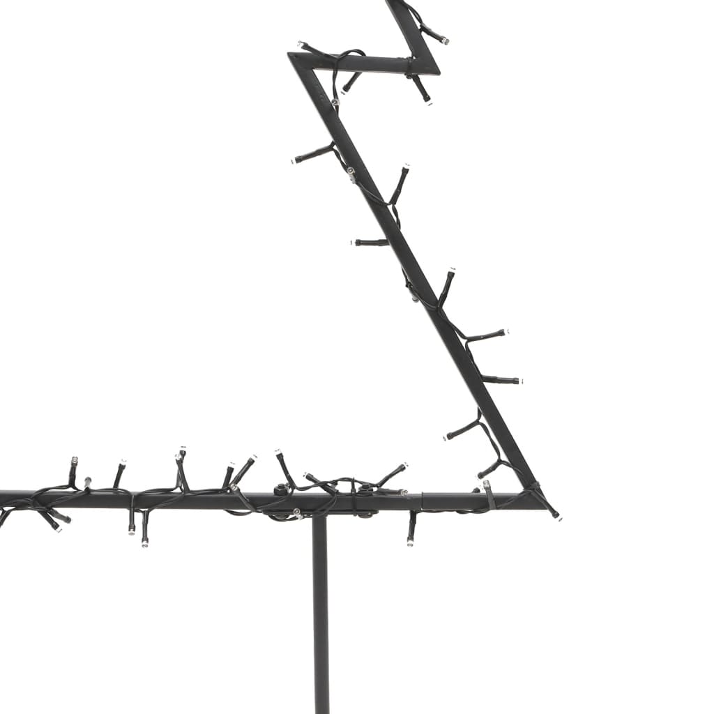 Julträd med spett 80 LEDs 60 cm