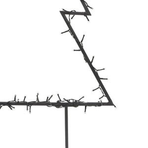 Julträd med spett 80 LEDs 60 cm