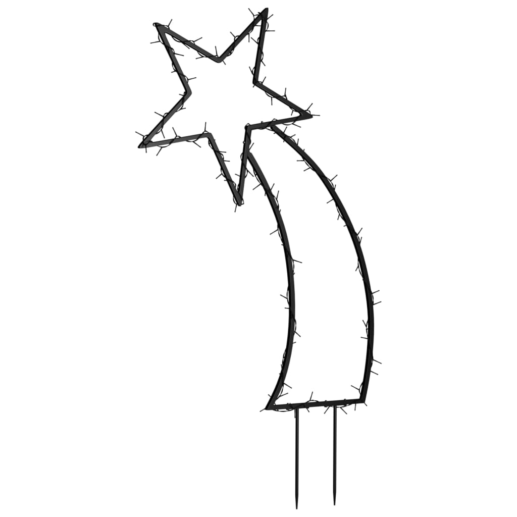 Julmeteor med spett 115 LEDs 85 cm