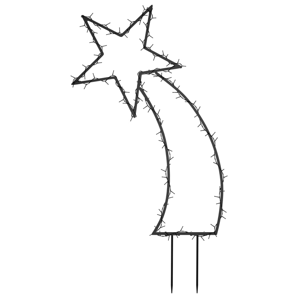 Julmeteor med spett 115 LEDs 85 cm