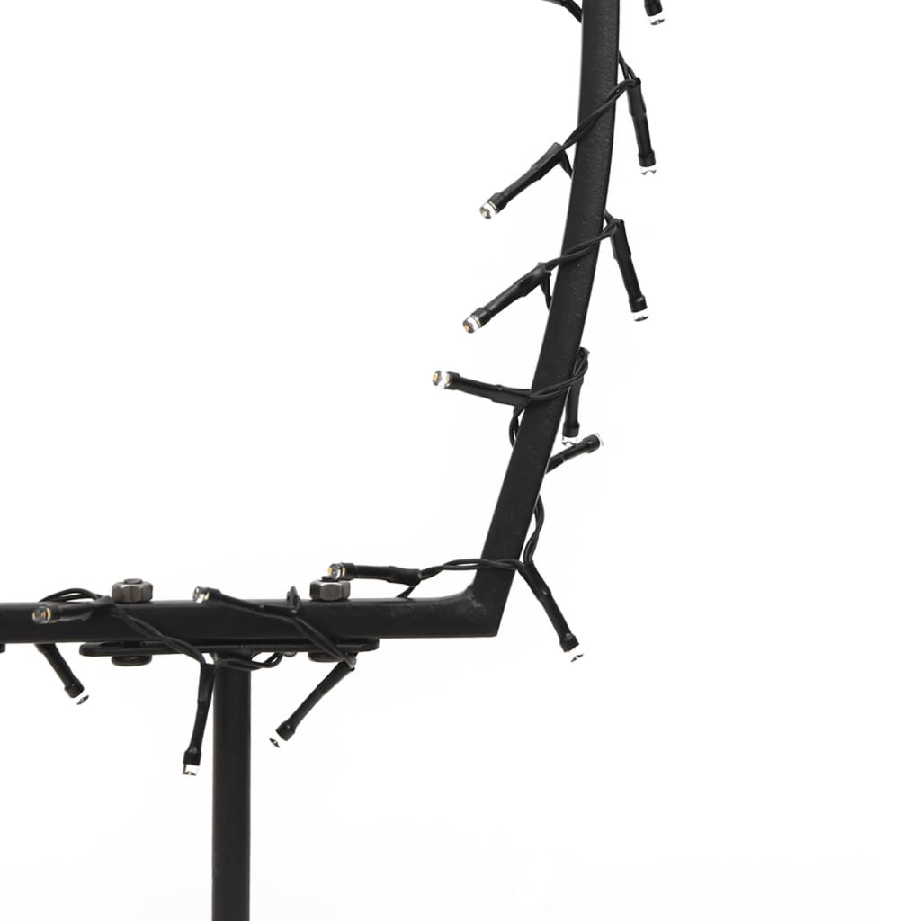 Julmeteor med spett 80 LEDs 62 cm